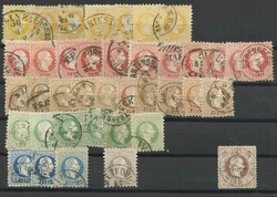 1867, Kaiser Franz Joseph Nr. 35-41, 5 ungebrauchte und 39 ...