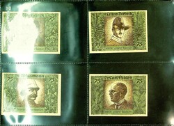 Deutschland: 1921-22, Posten von 120 Not-Geldscheinen, meist kpl. ...