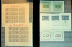 1907-64, Ringbinder mit 2 x Sammlung 1941-62 ohne Blocks auf ...