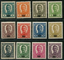 1918, 1 - 50 und 80 - 90 B. Feldpostmarke, Echt und Einwandfrei, ...