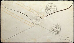 1863, GSU 6 Kr. mit 3 Kr. mit Ra.2 "Offenburg-18.10" nach "Basel-19 ...