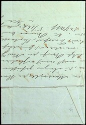 1861, Faltbrief von "BREMEN-28.2.", Ra.2, nach St. ...