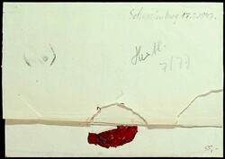 "SCHWALENBERG-17.3.", K1, Faltbrief 1847 mit Ra.2 "VERSPAETETE ...