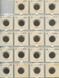 1874/1966, Slg. 1-50 Pfg. vom Kaiserreich bis 3. Reich, sehr wenig, ...