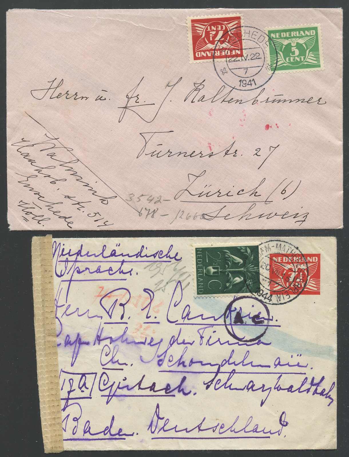 Image 1 for lot number 7852 for 115th Briefmarken Lenz Auction