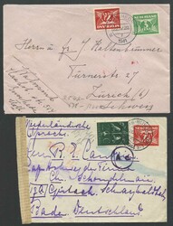 1940-1944, 16 Bedarfsbelege mit Zensuren, viel OKW, nach D, CH, etc. ...
