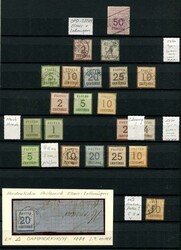 7005: Collections and Lots Old German States - Collections