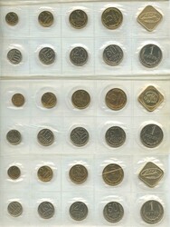 1989-1991, 3x Kursmünzsatz 1 K.-1 Rubel mit Token Leningrad/Moskau ...