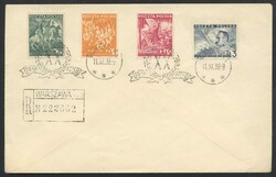 1938, FDC zur 20 Jahre poln. Republik und Blockausgaben, gepr. ...