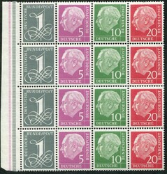 1420: ドイツ連邦共和国 - Se-tenant prints