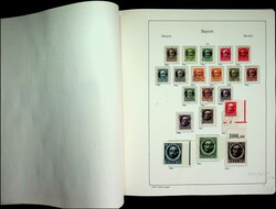 1879-1920, tadellose Slg. auf KA-BE-Blätter mit Dienstmarken, viele ...