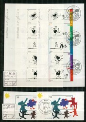 1968-2009, Dubletten-Slg. von Block 4-76 in 2 Alben, **, gest., SST, ...