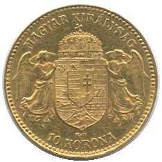 1911, 10 Korona Gold, Standblid Franz Joseph I, 3,387 gr., Erh. ss