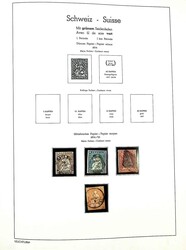 1850-1980, 3 Klemmbinder mit meist gestempelten Teilsammlungen, dabei ...