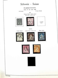 1850-1980, 3 Klemmbinder mit meist gestempelten Teilsammlungen, dabei ...