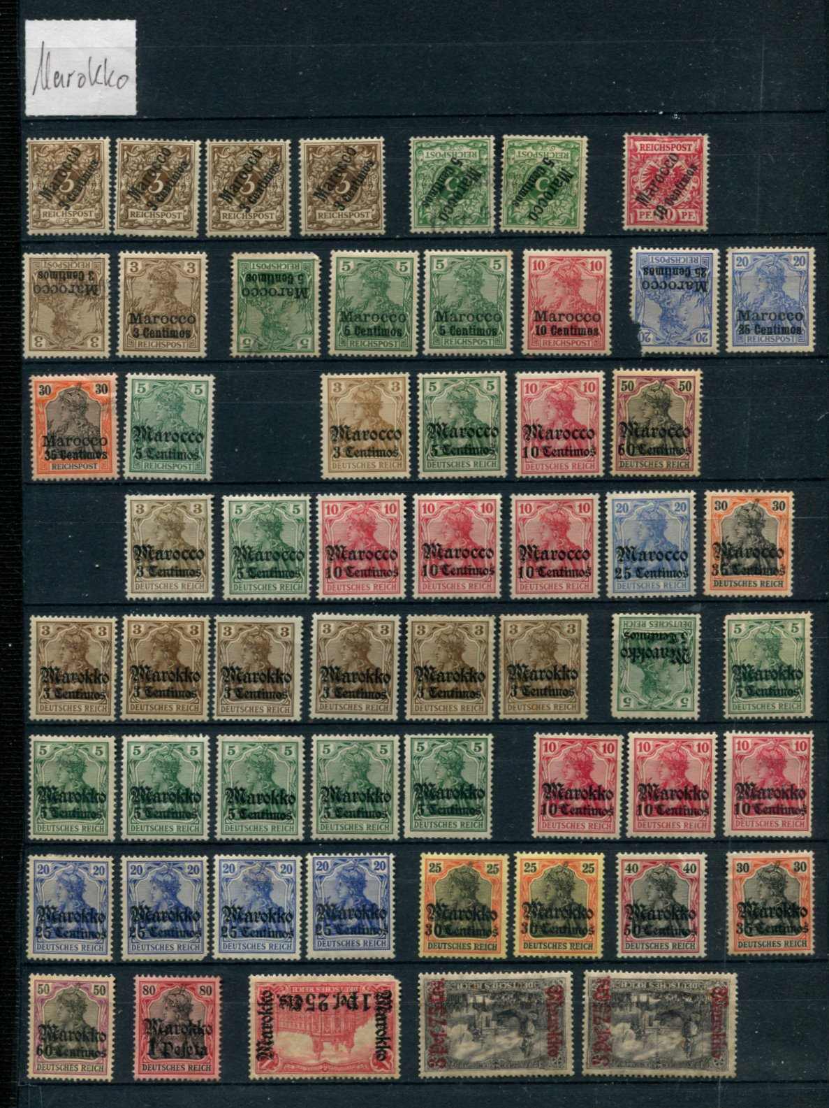 1850-1920, 2 Steckbücher mit umfangreicher Dubletten-Sammlung, ...