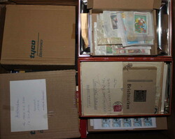 Nachlassposten in 29 Steckbüchern/ Alben und Ordnern, dazu div ...