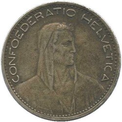 1923, 5 Fr. Silber Hirtenbüste, 25 gr., etwas Gebrauchspuren, ...