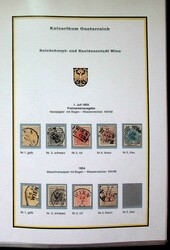 1850-64, Ordner mit nach Stempeln spezialisierter Sammlung auf ...