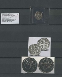 ca.1300/1375, Album mit 9 Münzen von Preussen meist Askanische ...