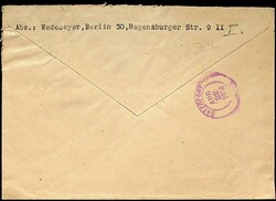 1950, 1 und 2 M. Freimarken, mit Nr. 283 und SBZ 223 auf ...