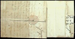 1820, Cholera Brief aus Smyrne nach Lyon, FrankreichAutomatically ...