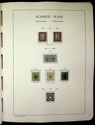 1854-2011, 4 Klemmbinder mit schöner Teilsammlung - meist in beiden ...