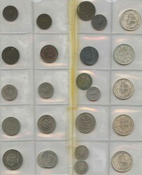 ca. 1864-1914, Lot mit 48 Kursmünzen 1 Pf.-1 Mk., dabei sehr viel ...