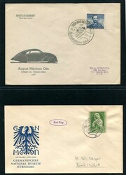 1952-2025, FDC und Sonderfaltkarten, Sammlung in 11 Lindner ...