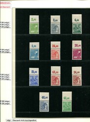 1946-48, Lindner Ringbinder mit Sammlung, überwiegend **, dabei auch ...