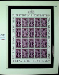 1941-2024, 4 Lindner Ringbinder mit Kleinbogen Sammlung ab Nr. 197, ...