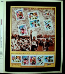 1984-2010, 4 Lindner Ringbinder mit Sammlung Kleinbogen, GA, ...