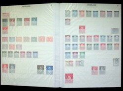 13 Steckbücher mit einigen Marken aus vielen Ländern, teils nur ...