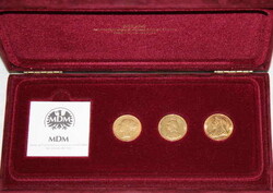 1871/1901, 3x Gold 1 Pfund/Souvereign, Königin Victoria mit allen 3 ...