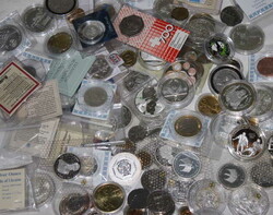 ca.1880-2020 Nachlassposten mit viel Silberstücken, kpl. Serien etc. ...