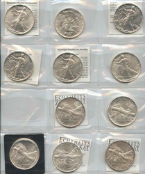 USA: 1986-2015, 28x 1 Oz. Silber Eagle, alles versch. Jahrgänge (bis ...