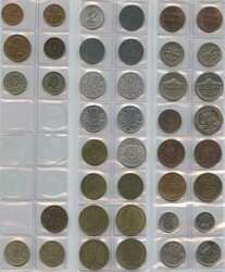 ca. 1920/1990, Album mit 323 Münzen aus aller Welt, versch. Ausgaben ...