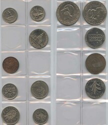 ca. 1920/1990, Album mit 323 Münzen aus aller Welt, versch. Ausgaben ...