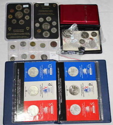 ca.1980/2017, Münzkoffer aus Nachlass mit div. Sondermünzen, KMS ...