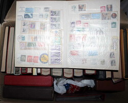 Nachlass in über 50 Steckbücher/Alben, Briefealben, Schachteln, ...