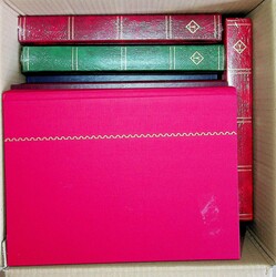 STECKBÜCHER, 11 dicke, teils noch originalverpackte Steckbücher