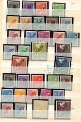 1948-65, kleines Steckbuch mit guten Anfangswerten, teils in beiden ...