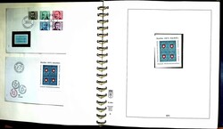 1900-95, Steckbuch und 2 Lindner Ringbinder mit Teilsammlung, teils ...