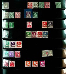 1938-85, 2 Lindner Ringbinder mit Teilsammlung, durch falsche ...