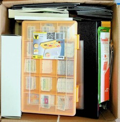 Karton mit SAFE Trockenpresse, Michel Deutschland Katalog 2000/01, 4 ...