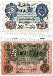 1875-2002, Album mit ca. 200 Geldscheinen aus vielen Ländern, dabei ...