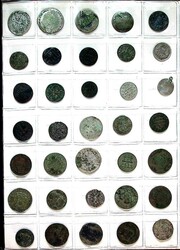 ca.1750/1970, Album mit über 250 Münzen und Medaillen, dabei viel ...