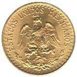 MEXIKO: 1945, 2 Pesos, Gold, Hidalgo, 1,66 gr. 900er, Erh. st