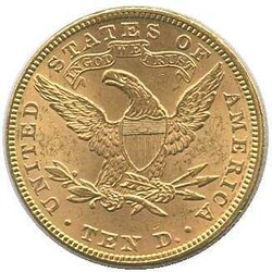 USA: 1894, 10 Dollar Gold, Coronet Head, Philadelphia, 16,72gr. 900er ...