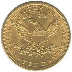 USA: 1906, 10 Dollar Gold, Coronet Head, Philadelphia, 16,72gr. 900er ...